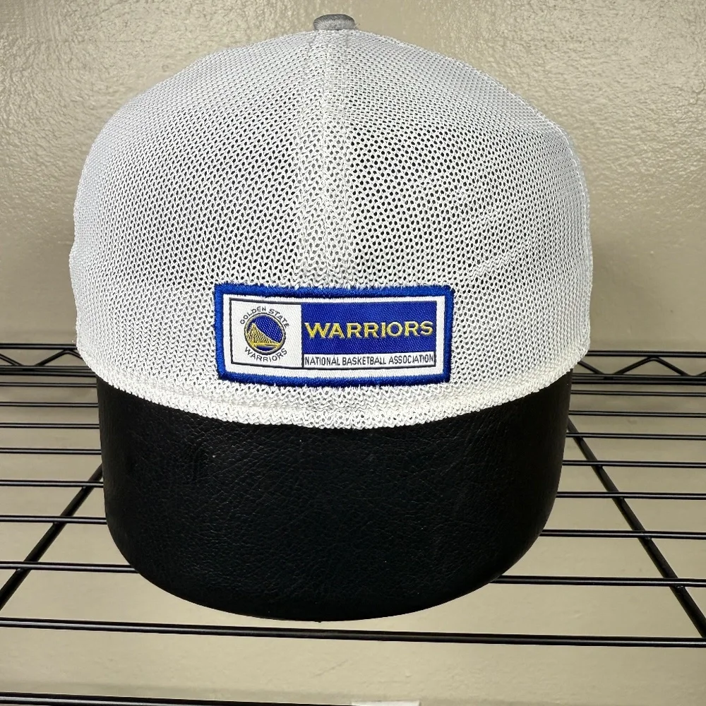 Golden State Warriors Mesh Hat Cap Men's Size XL Gray NBA Basketball NEW ERA GSW